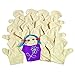 Colorations CANPUP Set of 12 Kids Decorate Your Own Canvas Hand Puppets, 9-1/7