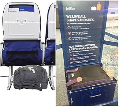 spirit airline personal item bag size