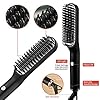 Hair-Straightener-Brush-Sendowtek-3-in-1-Beard-Hair-Straightener-Quick-Styling-Unisex-Long-Short-Hair-Beard-Comb-Ceramic-Ionic-Heat-Control-3-Adjustable-Temp-Auto-Power-Off-Anti-Scalding Hair Straightener Brush, Sendowtek 3 in 1 Beard Hair Straightener Quick Styling Unisex Long & Short Hair Beard Comb…