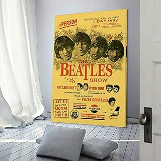Beatles Poster HD3 Toile décorative pour salon, chambre à coucher 60 x 90 cm - Les Beatles, Paul McCartney, John Lennon, RIngo Starr, George Harrison Beatles Poster HD3 Toile décorative pour salon, chambre à coucher 60 x 90 cm – Image 3