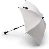 Bugaboo 2017 Parasol Fresh White | Flexible positioning, click-on attachment, folds with stroller - Fresh White