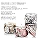 Yinuo Mirror Scented Candles, Gift Set of 4 Pack, 4oz/Tin, 100% Natural Soy Wax Candle, Freesia, Lavender, Rosemary and French Vanilla for Air Clean and Body Relaxationthumb 3