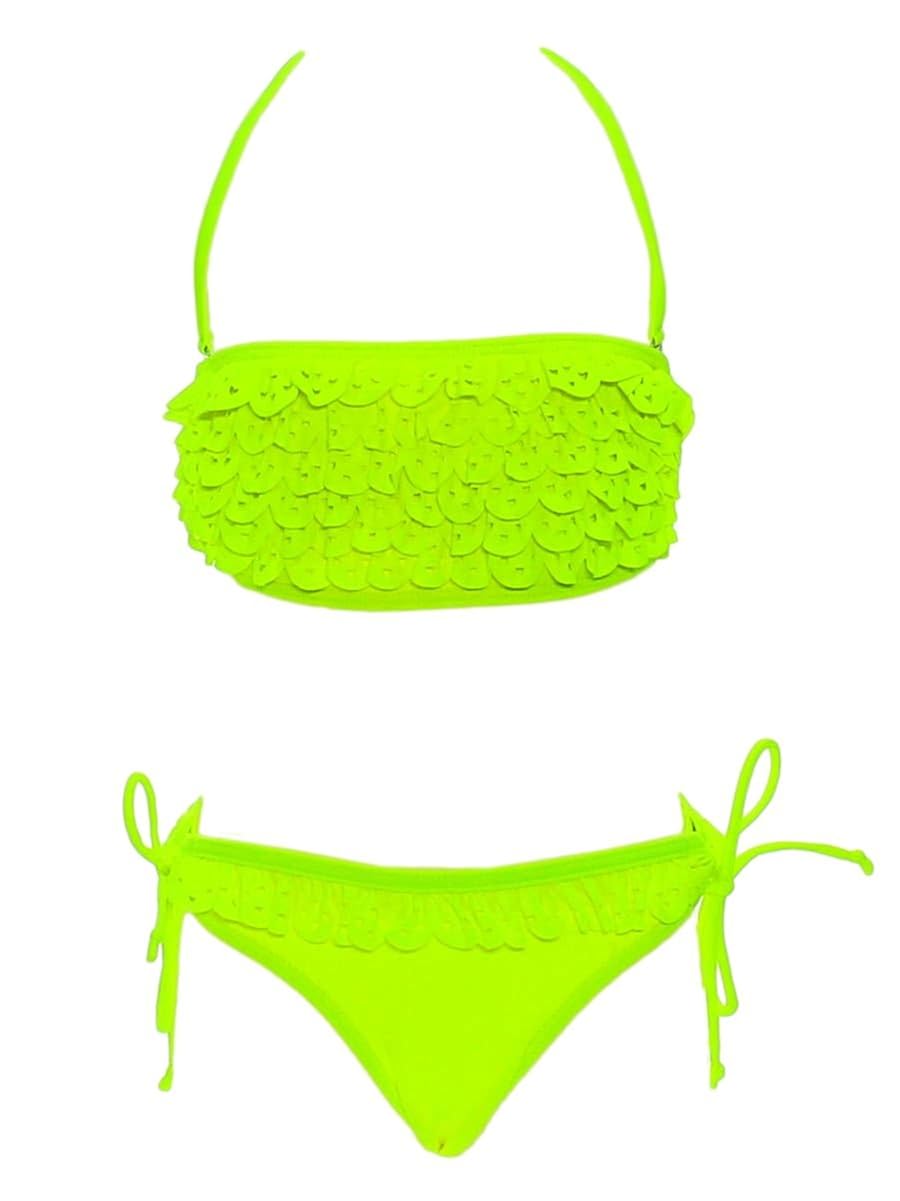 Maillot De Bain Enfant Rae 2 Pieces Arizona Jaune Fluo