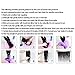 Longqi Brazilian Hair Body Wave 3 Bundles Real Human Hair Extensions 95-100g/pc (8inch 10inch 12inch, Natural Color)