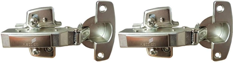 Hettich, Sensys 8631i TH52, Nickel Plated, 95 Degree Thick Door Hinge, Full Overlay, Integrated Soft Closing, Silent System