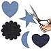 Iron On Patches – 10 Pcs Denim Patches for Clothing – 5 Colors – Easy to Apply – Practical & Versatile – Ideal for Repairing, Decorating, Reinforcing, Arts & Crafts (10 Patches Pack)