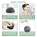 FRESHME 100% Nature Cleanning Charcoal Konjac Sponge - 2 Pack Bamboo Activated Carbon Puff Set Exfoliator Facial & Body Washing Tools for Women Eco-Friendly Material Fit for Dry Oil Sensitive Skin