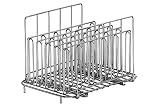 LIPAVI Sous Vide Rack - Model L15 - Marine Quality 316L Stainless Steel - Square 10.8 x 8 Inch - Adjustable, Collapsible, Ensures even and Quick warming - Fits LIPAVI C15 Container