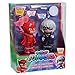 PJ Masks Talking Figure Set-Owlette Vs Luna Girl, Multicolor