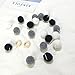HAN-MM Handmade Felt Ball Garland by Yarn Rainbow Pom Pom Garland Baby Shower Guest Book Rainbow Frame Guest Book Alternative Baby's First Photo Frame with 20 pcs Black