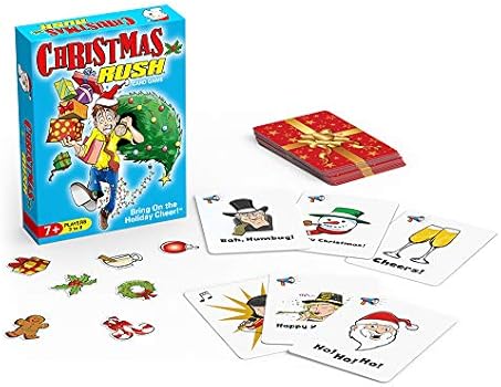 Amazon Com Christmas Rush A Family Friendly Holiday Card Game Fun For Ages 7 To A Very Spry 100 Years Old 3 To 8 Players Toys Games
