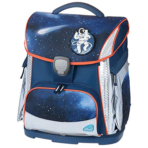 Space - Weltraum - Schneiders TOOLBAG Plus mit LED-LEUCHTSYSTEM und PATCHIES - Schulranzen-Set 6tlg. mit Sporttasche und… – Bild 3