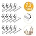 Upgraded 12 Pack Heavy Duty Stainless Steel Chip Bag Clips with Rounded Edges, Demaxiya Chip Clips Great for Air Tight Seal Grip on Coffee, Food & Bread Bags, Kitchen Home Office Usage