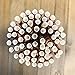 Rose Gold Solid and Stripe Foil Paper Straws - 7.75 Inches - 100 Pack - Outside the Box Papers Brand