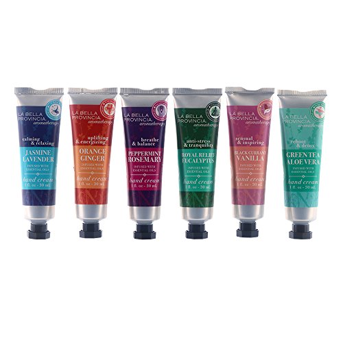 La bella provincia set of six aromatherapy hand creams