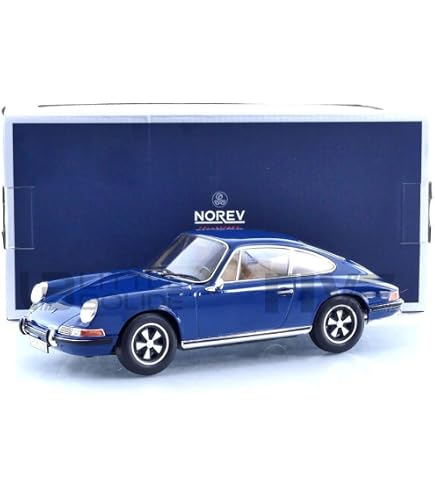 NOREV 1/18 Porsche 911 S 1969 ポルシェ ミニカー Amazon.com: Norev - Porsche 911 S 1969 Blue 1:18 Miniature, 187647
