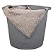 INDRESSME Extra Large Storage Baskets Cotton Rope Basket Woven Baby Laundry Basket with Handle for Diaper Toy Cute Home Decor addition Diaper Toy 16.0