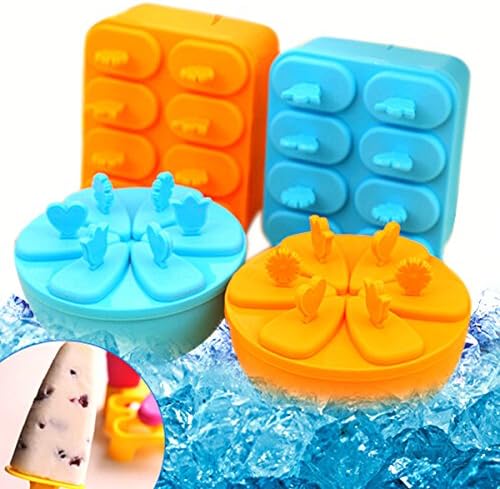 Frozen Ice Cream Pop Lolly Maker Molds Moulds 8-cell Resuable Design And Easy To Clean Makers