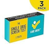 Care Check Marijuana THC Single Panel Drug Screen Test , Individually Wrapped 3 Home Drug Test Kits