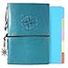 Leather Notebook, Vintage Refillable Writing Journal Spiral Bound Notepad Travel Diary to Write in for Women Men with Lined Pages and 5 Binder Dividers