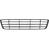AUTOKAY Bumper Grille for Volkswagen Golf R 2012-2013 Front Center Lower Black Plastic Replaces VW1036130