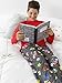 Nintendo Super Mario Boy's Flannel Pajama Pants (Large / 10-12, Gray)