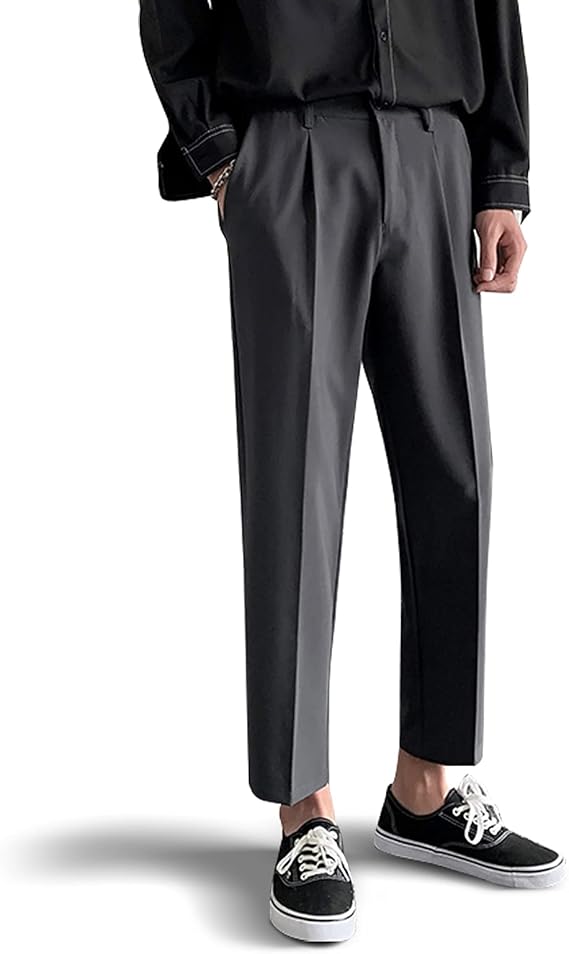 Amazon Co Jp アンクルパンツ メンズ ロングパンツ ビジネススラックス ズボン スーツパンツ 無地 スキニー ノータック ウォッシャブルスリム ビジネス カジュアル通勤 九分丈 春夏 服 ファッション小物 Amazon Co Jp アンクルパンツ メンズ ロングパンツ ビジネススラックス ズボン スーツパンツ 無地 スキニー ノータック ウォッシャブルスリム ビジネス カジュアル通勤 九分丈 春夏 服 ファッション小物