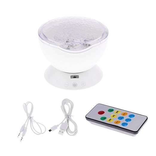 P prettyia Luz Proyector océano Onda con MP3 altavoz ...
