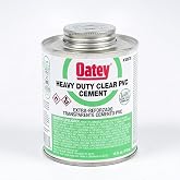 Oatey Heavy Duty Clear Cement For PVC 16 oz.