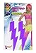 Forum Novelties Neon Purple Lightning Bolt Earrings