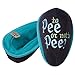 Sozo Baby-Boys Newborn Weeblock to Pee Or Not to Pee, Black/Blue, 0-6 Months