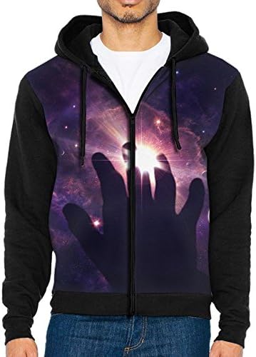 The Planet In The Palm Of Your Hand Leisure Wen's Zipper Hoodie Sweatshirt Big Kangaroo Pocket Loose Zipper Jacket