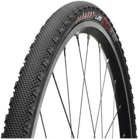 Clement LAS Clincher Cyclo Cross Bike Tyre - Black, 700 x 33 C by Clement
