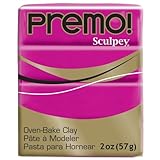 Premo Sculpey Polymer Clay 2 Ounces-Fuchsia