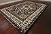 Generations 8023black Oriental Traditional Isfahan Persian Area Rug, 2 x 3', Black