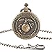 SIBOSUN Pocket Watch Men Bronze Antique United States Marine Corps Pattern For Eagle Scout