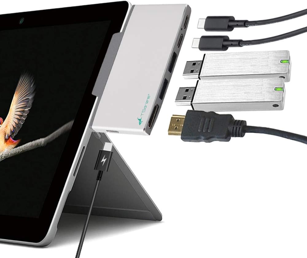 Amazon TSdrena Surface Go2 / Surface Go (サーフェス ゴー) 専用ドッキング USB Type C