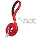Dog Leash for Medium, Large and Small Dogs - 6 Foot Dog Leashes for Training and Daily Walks - Durable Sizes in Lightweight and Heavy Duty for Small and Large Breeds (2-Layer, Red)