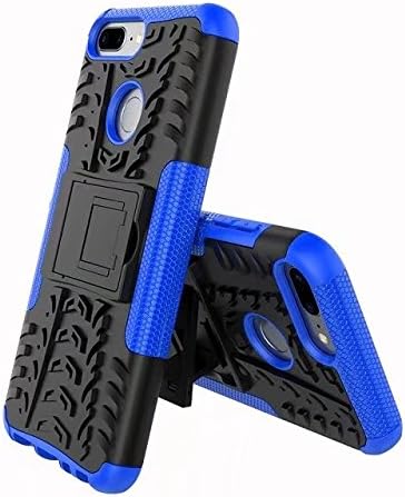 Honor 6X Case, Huawei Mate 9 Lite Case,HAOSHI [Built-in Kickstand] [Dual Layer Hybrid] [Heavy Duty Protection] [Full-body Rugged] [Shock Proof] Case Cover for Huawei Honor 6X or Mate 9 Lite Blue