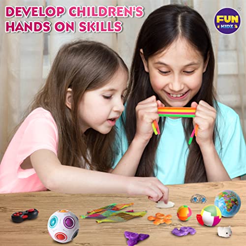 Fidget Toys Box for Girls Boys, FunKidz Fidget Pack for Kids Ages 1012