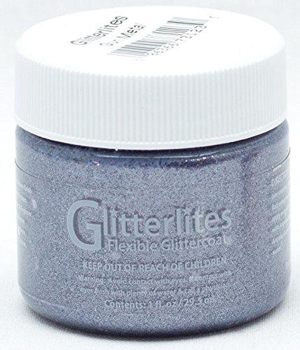 Angelus Paint Glitterlites 1 Oz Gunmetal