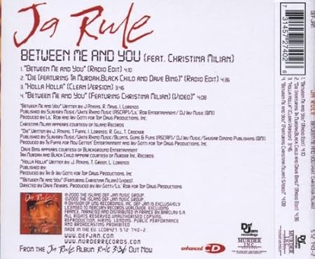 Ja Rule Between Me You Amazon Com Music