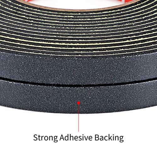 1/4 Inch Wide x 1/8 Inch Thick Foam Self Adhesive Tape for Sound