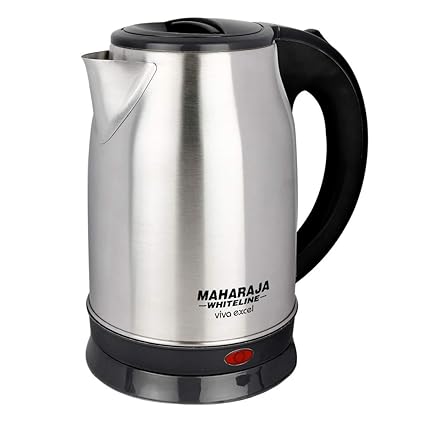 Buy Maharaja Whiteline Electric Kettle Viva Excel 1 8l Steel 1500 Watt Online At Low Prices In India Amazon In
