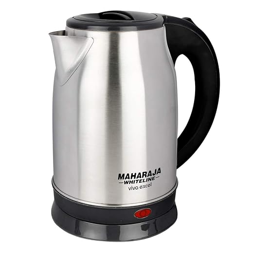 Maharaja Whiteline Electric Kettle Viva Excel 1.8L Steel, 1500 Watt