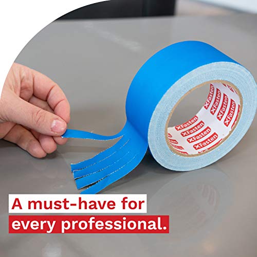 XFasten Professional Grade Gaffer Tape, 2 Inch x 30 Yards (Blue