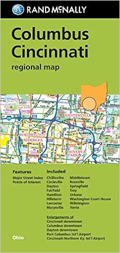 Columbus Cincinnati Regional Map Rand Mcnally Columbus Cincinnati Regional Maps Rand Mcnally 9780528008917 Amazon Com Books