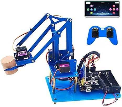 bluetooth controlled robotic arm using arduino