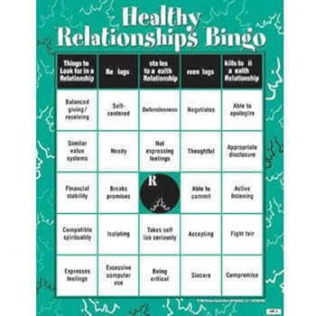 Amazon.com: Healthy Relationships Bingo for Adults: Toys &amp; Games