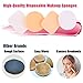 b.m.c 60 pc Latex Free Makeup Blender Sponges for Full Coverage Powder, Cream, Liquid Foundation Cosmetics - Long Lasting, Disposable Beauty Foam Applicator Puffs for Sensitive Skin Professional MUA